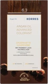 Korres Argan Oil Permanent Hair Colorant Haarfarbe 6.3 dunkelblond gold
