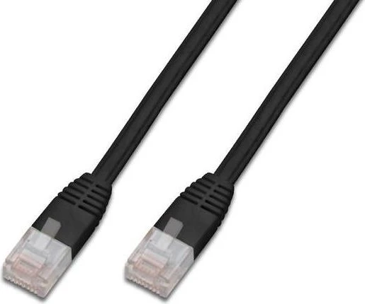 Digitus Flach-Patchkabel, Cat5e, U/UTP, RJ-45/RJ-45, 2m, schwarz