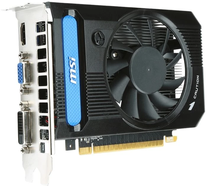 MSI GeForce GT 730, N730K-1GD3/OC, 2GB DDR3, VGA, DVI, HDMI