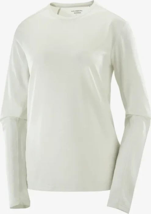 Salomon Shakeout Core Laufshirt langarm icicle (Damen)