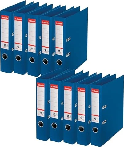 Esselte No. 1 Ordner 2-Ring Recycling, 50mm, A4, blau, 10er-Pack
