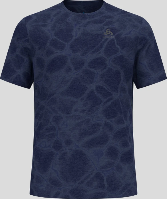 Odlo Zeroweight Engineered Chill-Tec Laufshirt kurzarm eclipse melange (Herren)