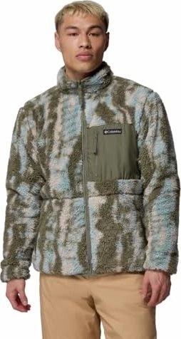 Columbia Winter Pass Reversible Sherpa Fleece Funktionsjacke stone green/tracks (Herren)