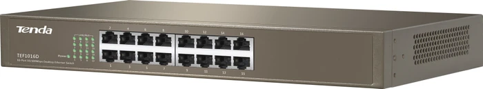 Tenda TEF1000 Desktop Switch, 16x RJ-45