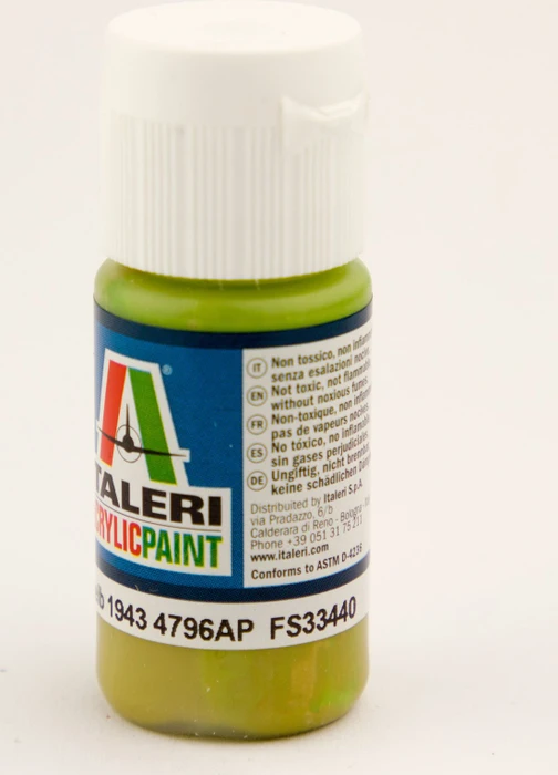 Italeri Acrylic Paint panzer dark yellow 1943 german army WWII, 20ml