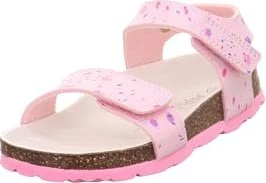 Superfit Fussbettpantoffel Sandale pink (Junior)