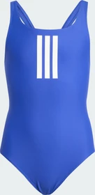 adidas 3-Streifen Badeanzug semi lucid blue/white (Junior)