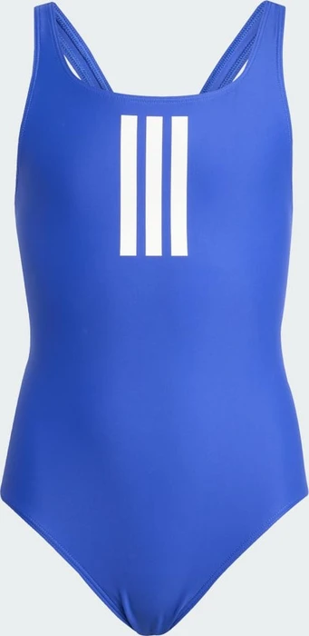 adidas 3-Streifen Badeanzug semi lucid blue/white (Junior)
