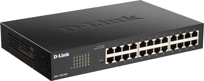 D-Link DGS-1100 Desktop Gigabit Smart Switch, 24x RJ-45