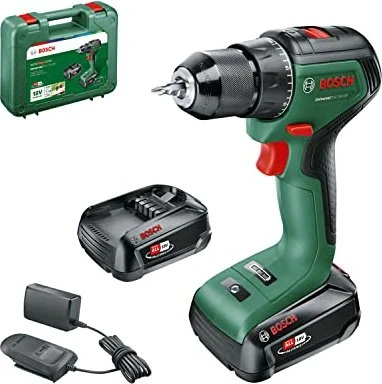 Bosch DIY UniversalDrill 18V-60 Akku-Bohrschrauber inkl. Koffer + 2 Akkus 2.0Ah