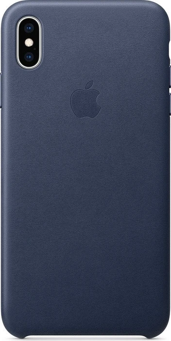 Apple Leder Case für iPhone XS Max mitternachtsblau