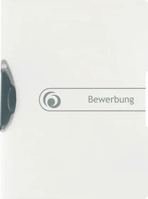 Herlitz easy orga to go Express-Clip Klemmmappe für Bewerbungen, A4, transparent
