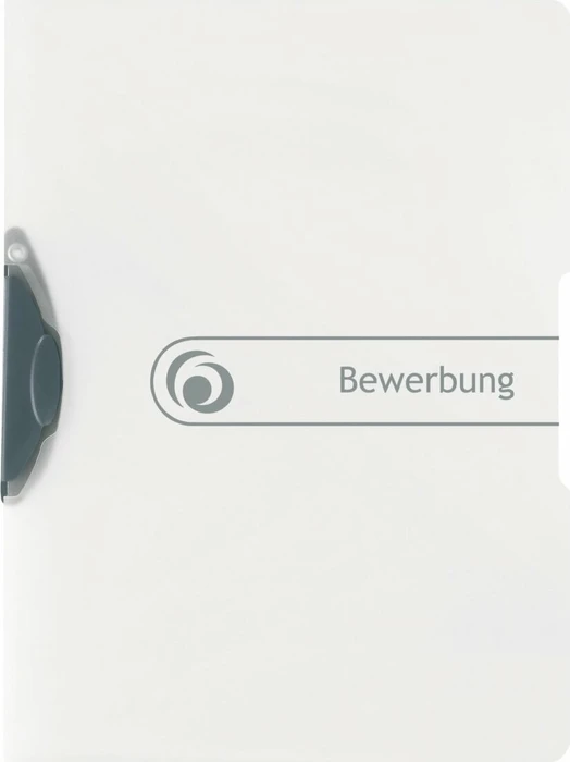 Herlitz easy orga to go Express-Clip Klemmmappe für Bewerbungen, A4, transparent
