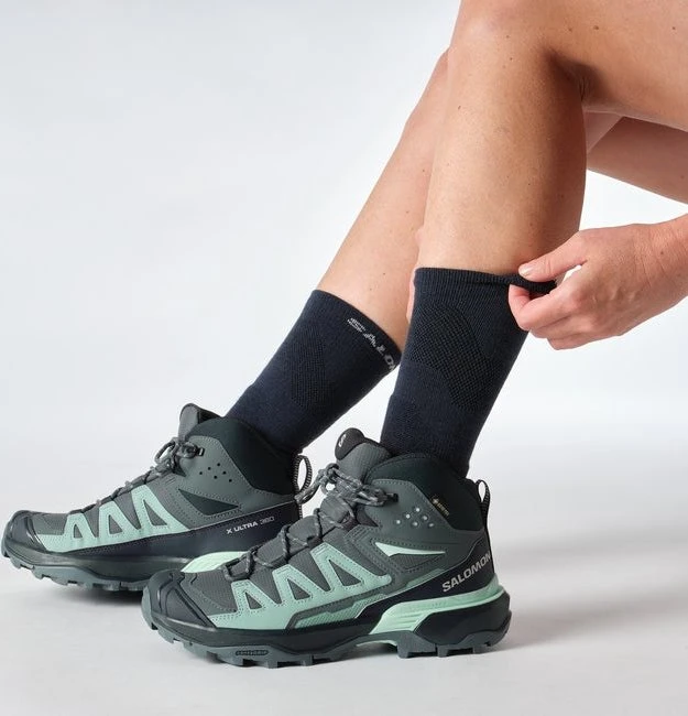 Salomon X Ultra 360 Mid GTX turbulence/carbon/tourmaline (Damen)