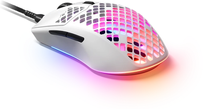 SteelSeries Aerox 3 Snow 2022 Edition, weiß, USB