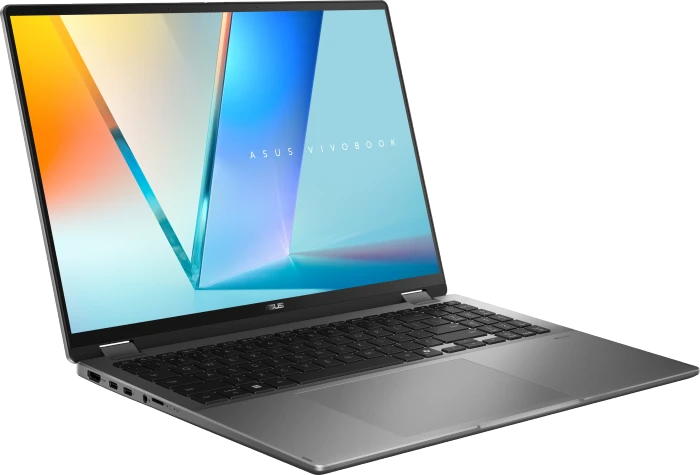 ASUS VivoBook S 16 Flip TP3607AA-SI058W, Matte Gray, Core Ultra 9 386H, 32GB RAM, 1TB SSD, DE