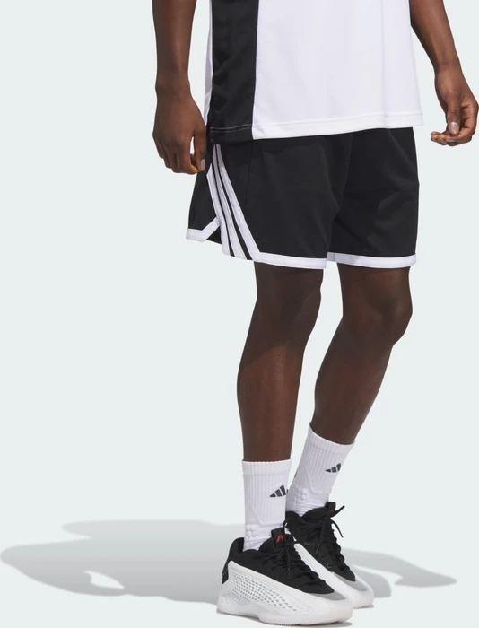 adidas 3G Speed Reversible Basketball Aeroready Trainingshose kurz schwarz/weiß (Herren)