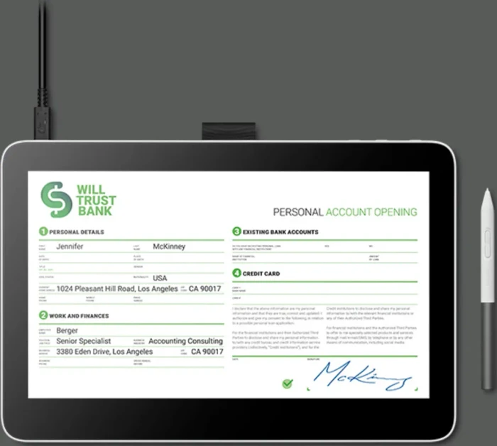 Wacom DTH134 Signature Display 13 pen & touch