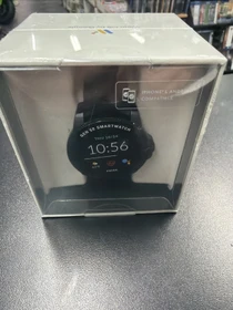 Fossil Gen 5E Smartwatch 44mm mit Silikonarmband schwarz