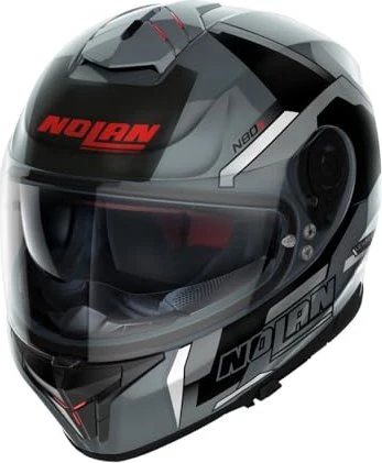 Nolan N80-8 Wanted schwarz/grau
