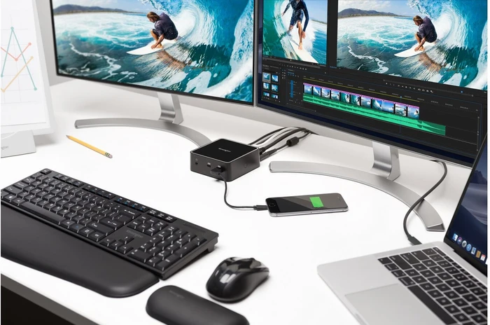 Kensington SD2400T Dual 4K Nano Docking Station, Thunderbolt 3 [Buchse]