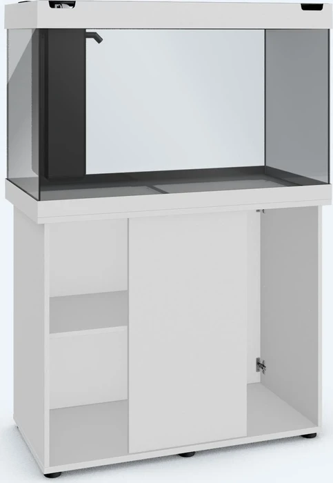 Juwel Rio 290 LED Aquarium-Set mit Unterschrank, weiß/weiß, 290l