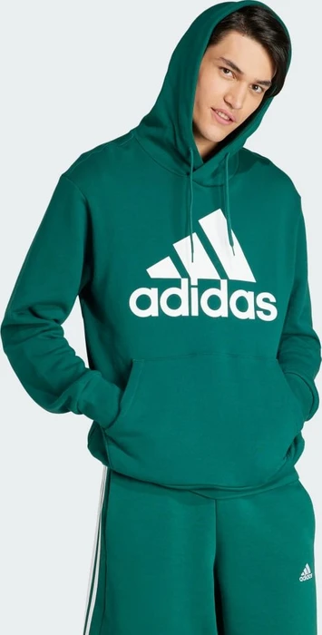 adidas Essentials French Terry Big Logo Hoodie collegiate green (Herren)