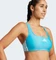 adidas 3-Streifen V-Back Bikini-Set lucid cyan/white (Damen) Vorschaubild