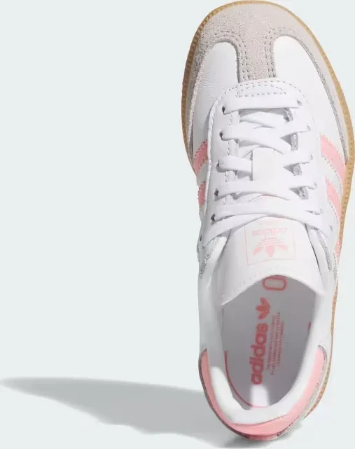 adidas Samba OG cloud white/semi pink spark/gum (Junior)
