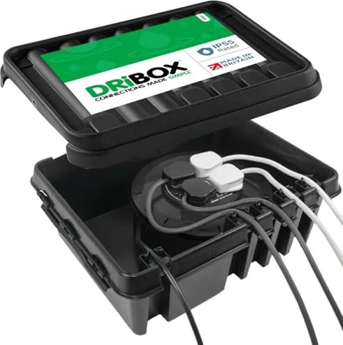 DRiBOX Kabelschutzbox 330 large, IP55, schwarz