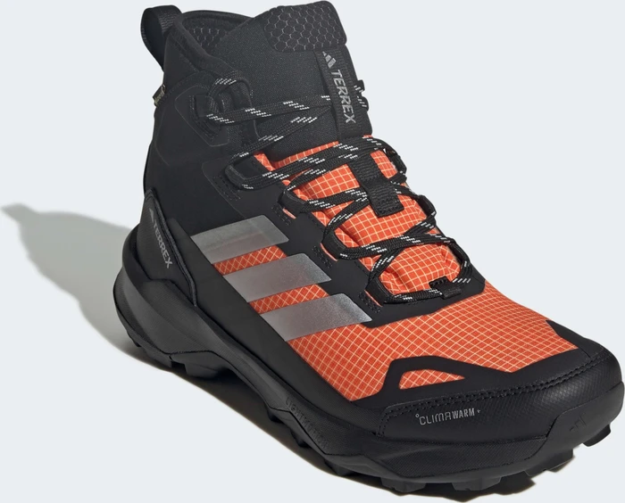 adidas Terrex Skychaser AX5 Mid GTX Climawarm+ core black/silver metallic/semi impact orange (Herren)
