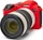 EasyCover Silikonhülle für Canon R7 rot (EASYCCR7R)