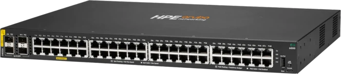 HPE Aruba CX 6000 Series Rackmount Gigabit Managed Switch, 48x RJ-45, 4x SFP, 740W PoE+