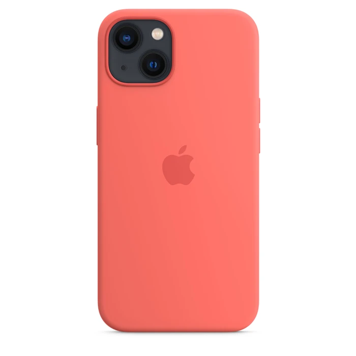 Apple Silikon Case mit MagSafe für iPhone 13 pink pomelo