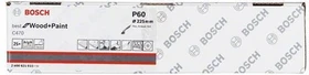 Bosch Professional C470 Best for Wood and Paint Schleifblatt K60, 225mm, 25 Stück