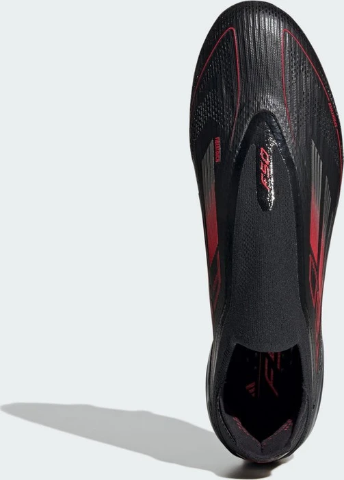 adidas F50 Elite Laceless FG core black/iron metallic/lucid red