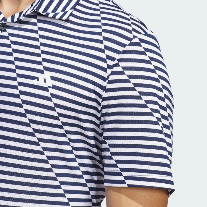 adidas Ultimate365 Mesh Print Poloshirt kurzarm collegiate navy/white (Herren)