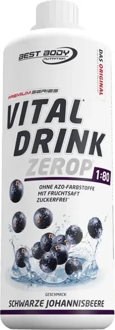 Best Body Nutrition Vital Drink Zerop Pear Lemon Balm 1l