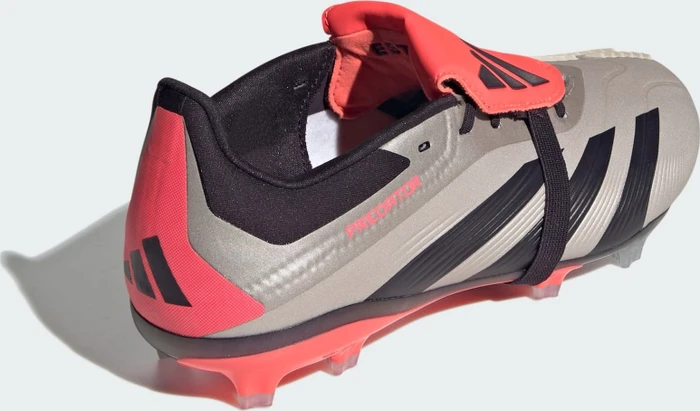 adidas Predator Elite Fold-Over Tongue FG platinum metallic/aurora black/carbon (Junior)