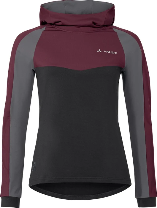 Vaude Qimsa Hoody Trikot langarm schwarz (Damen)