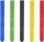 Hama Klett-Kabelbinder Streifen, 16mm, 215mm, farbig sortiert, 5 Stück (00020535)