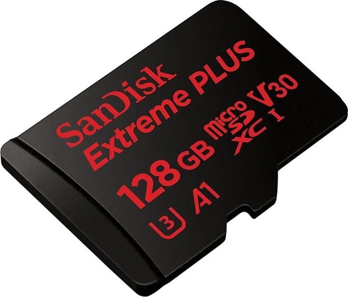 SanDisk Extreme PLUS R100/W90 128GB Kit, UHS-I U3, A1, Class 10