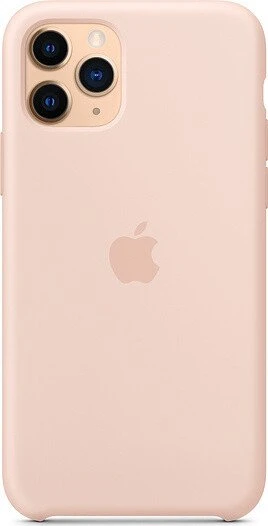 Apple Silikon Case für iPhone 11 Pro sandrosa