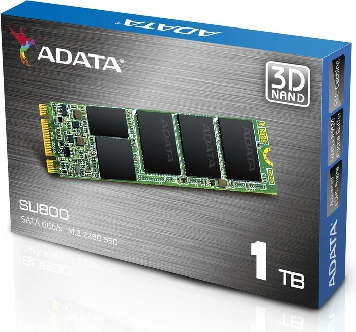 ADATA Ultimate SU800 1TB, M.2 2280 / B-M-Key / SATA 6Gb/s
