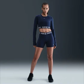 Nike Pro 365 Hose kurz midnight navy/white (Damen)