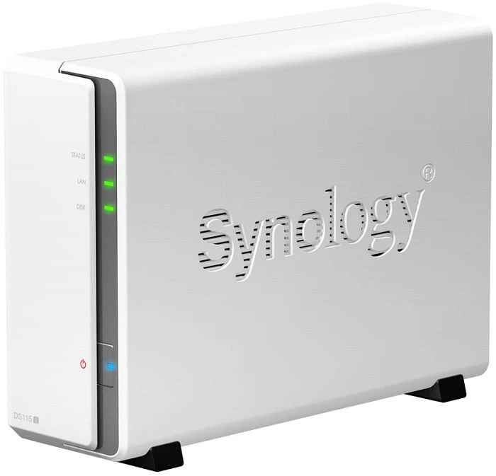 Synology DiskStation DS115j, 256MB RAM, 1x RJ-45 1000Base-T, 2x USB-A 2.0