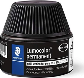 Staedtler Lumocolor 487 17 Permanentmarker Nachfüllstation 15ml, schwarz