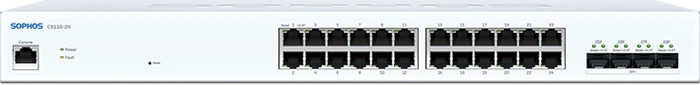 Sophos 100 Series CS110-24 Rackmount Gigabit Managed Switch, 24x RJ-45, 4x SFP+