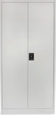 Rikta C001H Flügeltürenschrank, grau/grau, Metallschrank