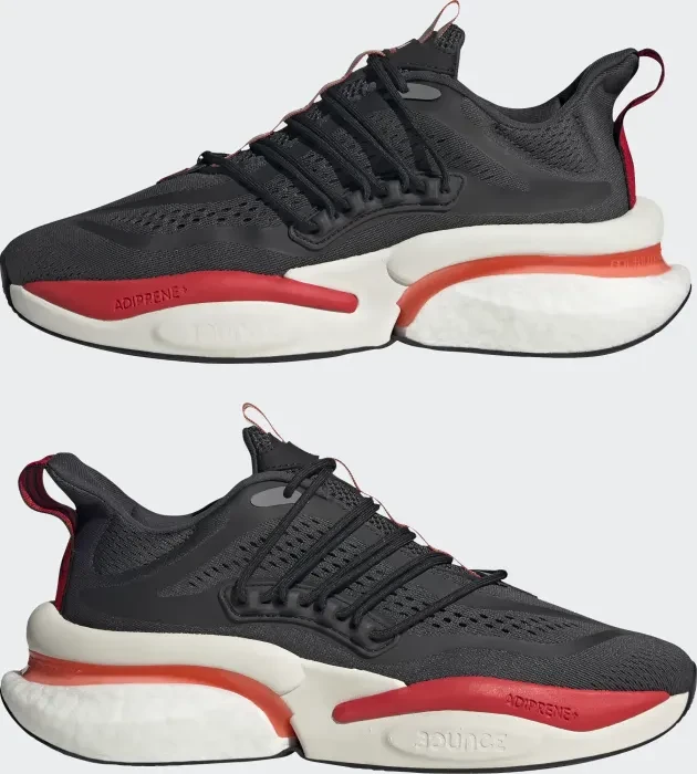 adidas Alphaboost V1 carbon/bright red/grey three